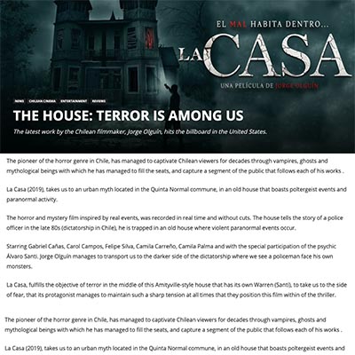 THE HOUSE: TERROR IS AMONG US